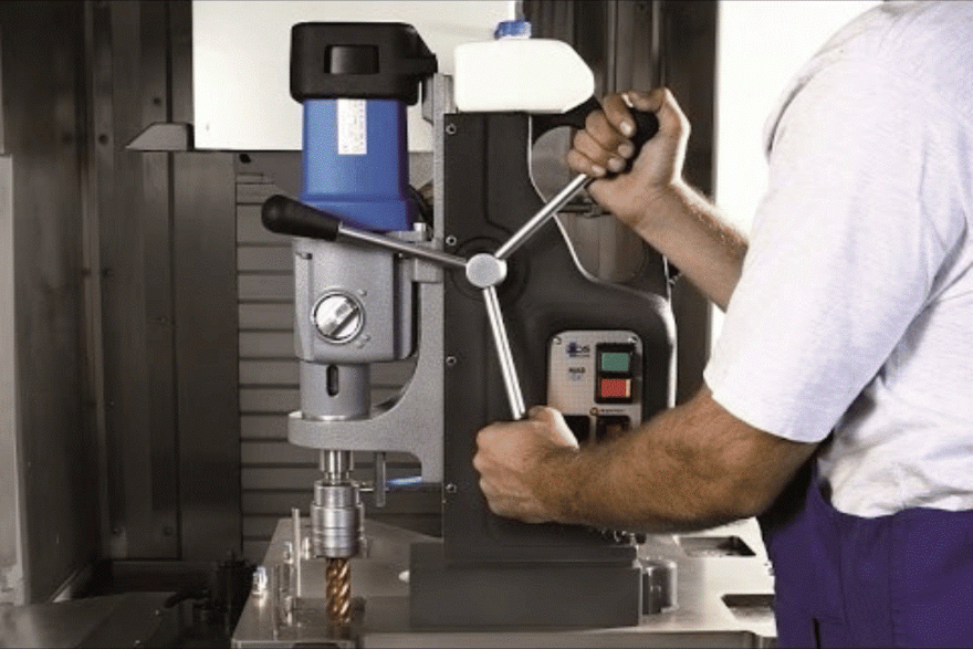 USING A MAGNETIC DRILL TO IMPROVE PRECISION DRILLING AFH TOOLS MACHINES