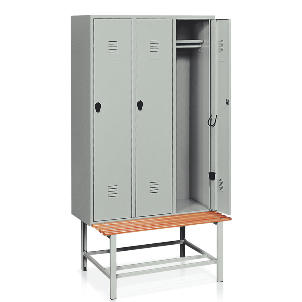 Lockers With Bench - E417